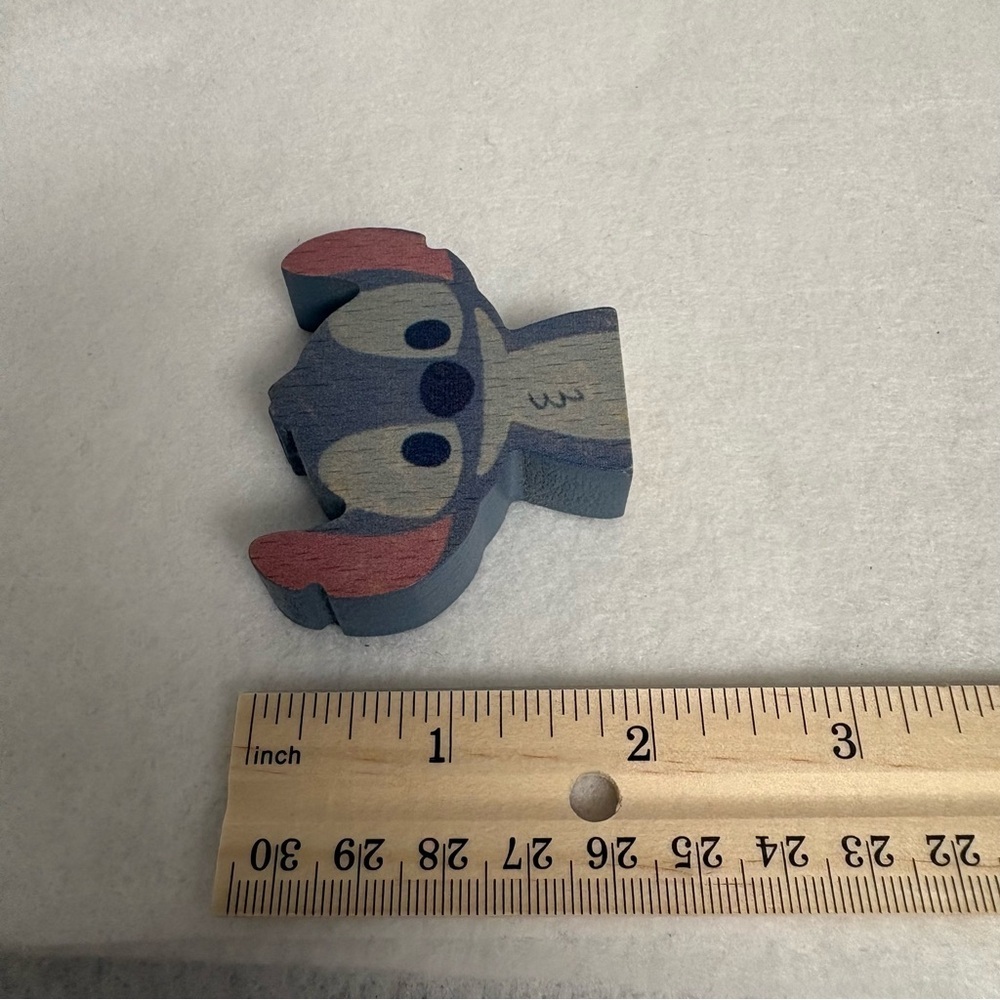 STITCH KIDEA Japan Small Wooden Figure Toy - Picture 3 of 9